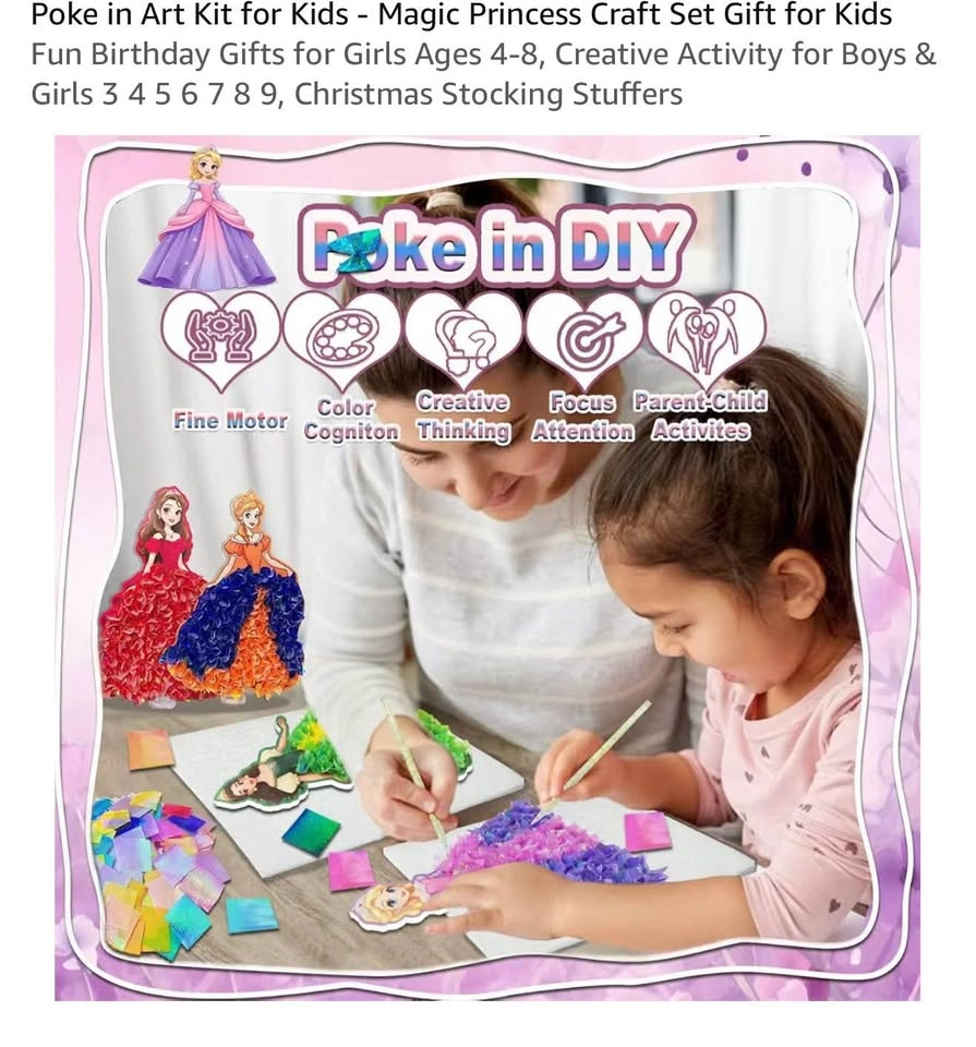 Princess Poke In Art Kit Toy for Kids - photo 2