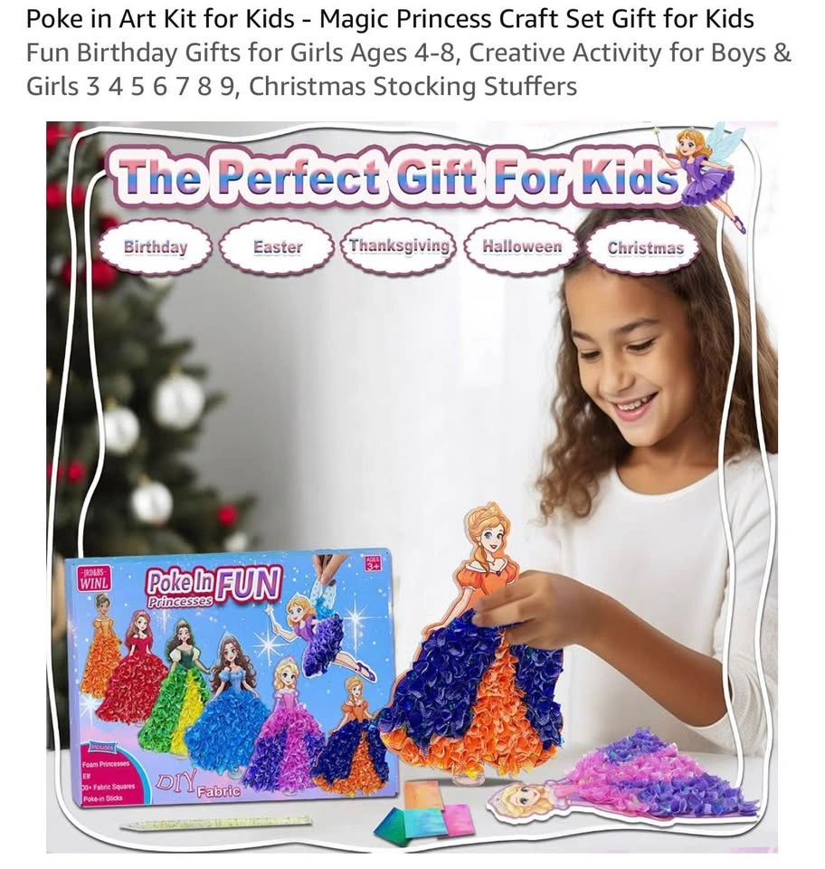 Princess Poke In Art Kit Toy for Kids - photo 5