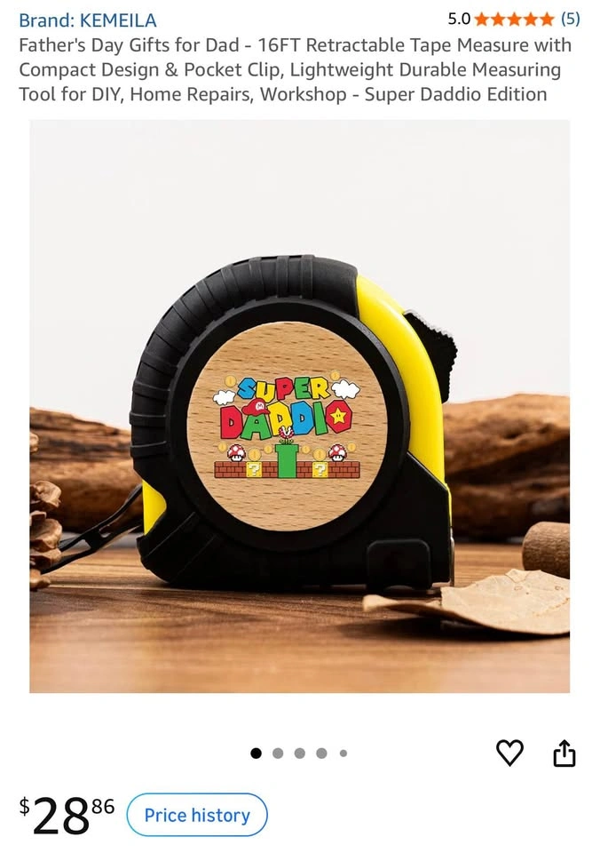 Tape Measure - Super Mario Edition for Dads - photo 4