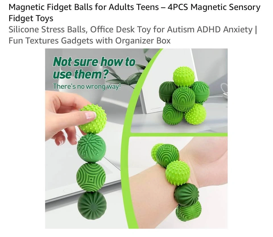 Fidget Magnetic Stress Ball - photo 4