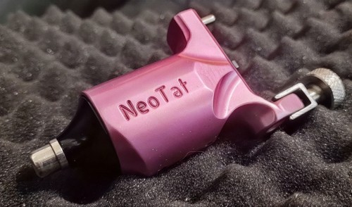 Authentic NEOTAT Rotary Tattoo Machine VIVACE Pink RCA