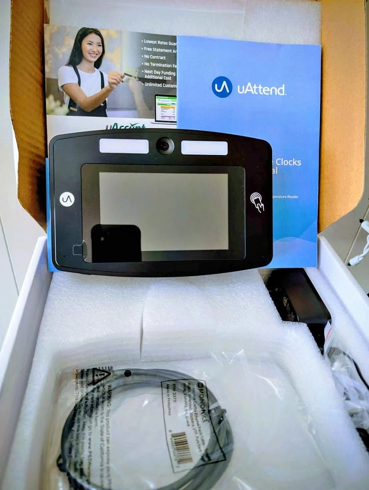 uAttend DR2000 Face Recognition Cloud Tablet Time Clock
