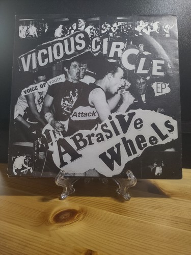 Abrasive Wheels Vicious Circle 7 Vinyl EP Record UK82 Punk 1982