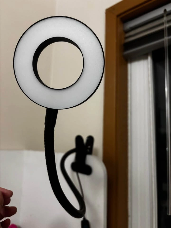 USB Clip-on LED Ring Light with Flexible Arm - photo 5