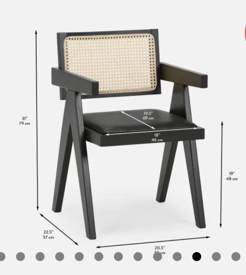 SET OF 2 Accent Dining Chairs - photo 5