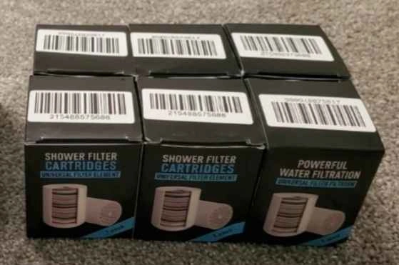 NEW DRIVSE Chlorine Filter Showerhead Bundle with 6 Replacement - photo 3