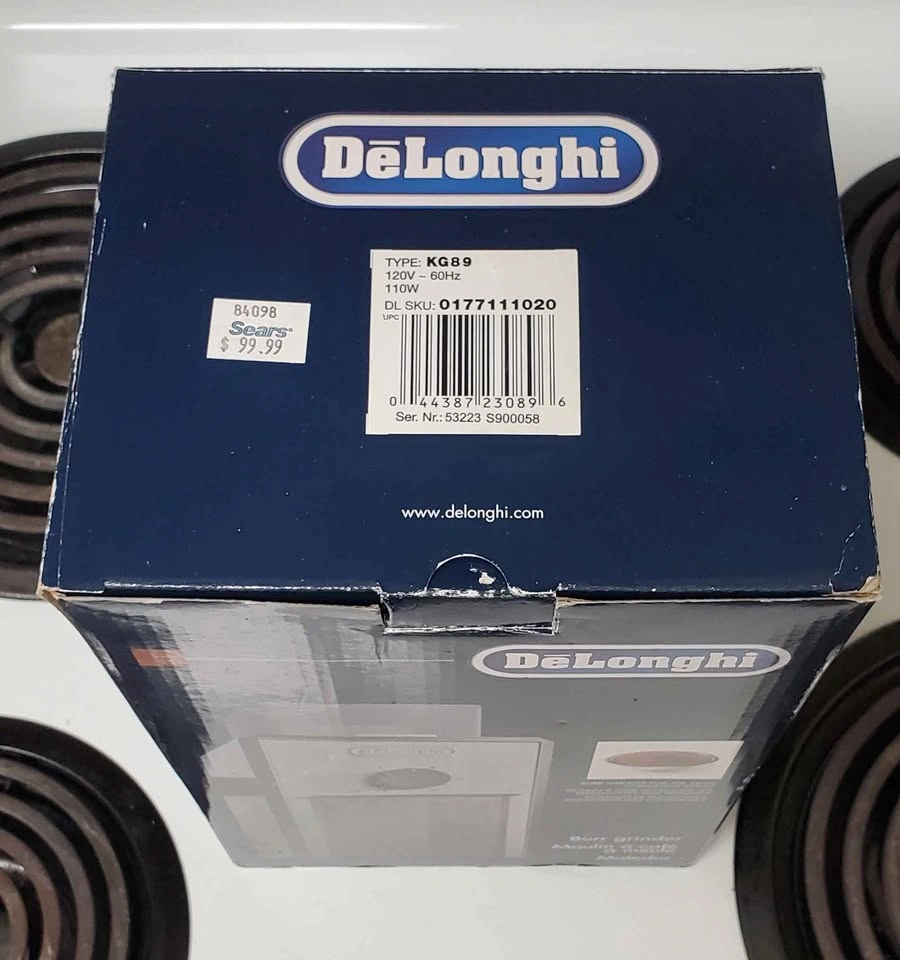 DeLonghi KG89 Burr Coffee Grinder - photo 2