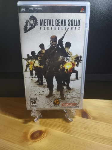 Metal Gear Solid Portable Ops Sony PSP Game CIB