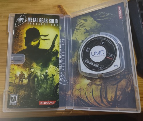 Metal Gear Solid Portable Ops Sony PSP Game CIB - photo 3