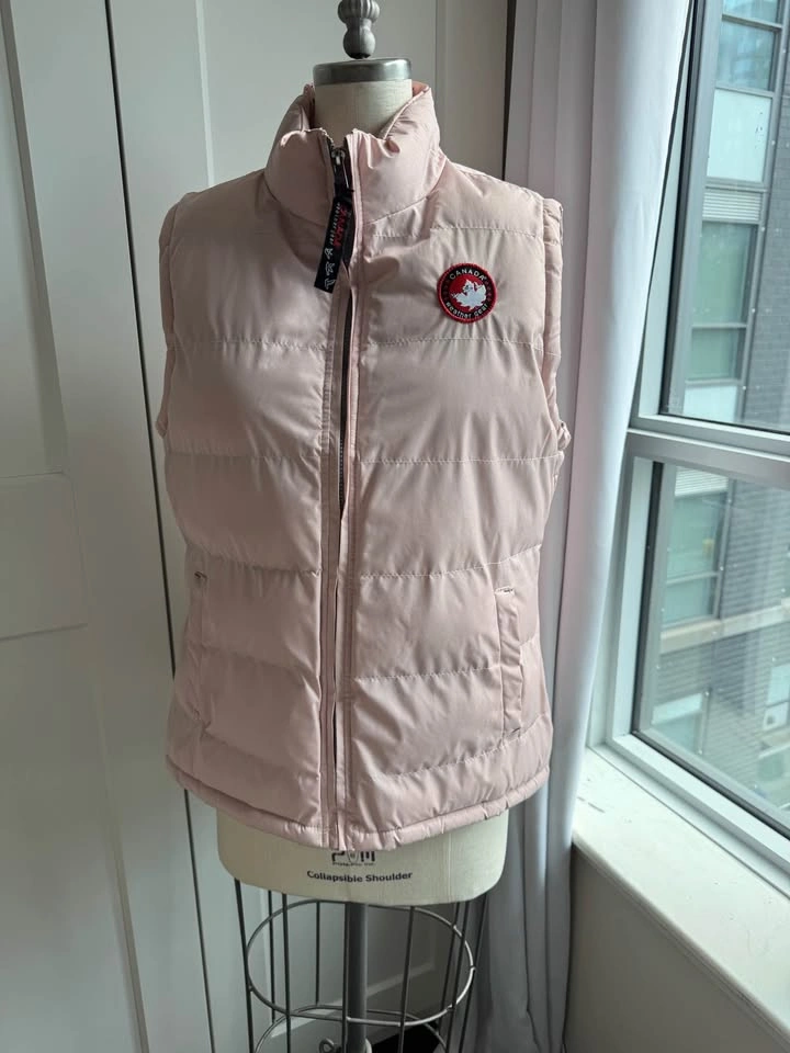 Pink Warm Fall/Winter Vest - Size Large - Canadian Made