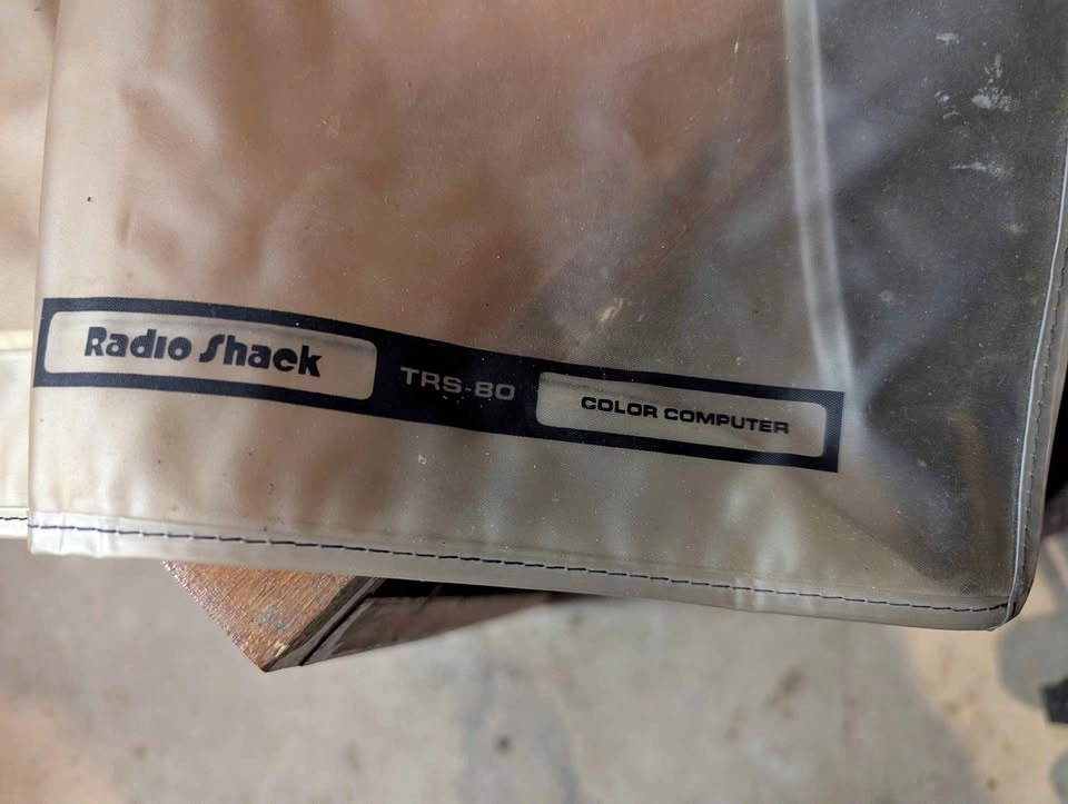 Radio Shack TRS-80 Color Computer Vinyl Dust Cover