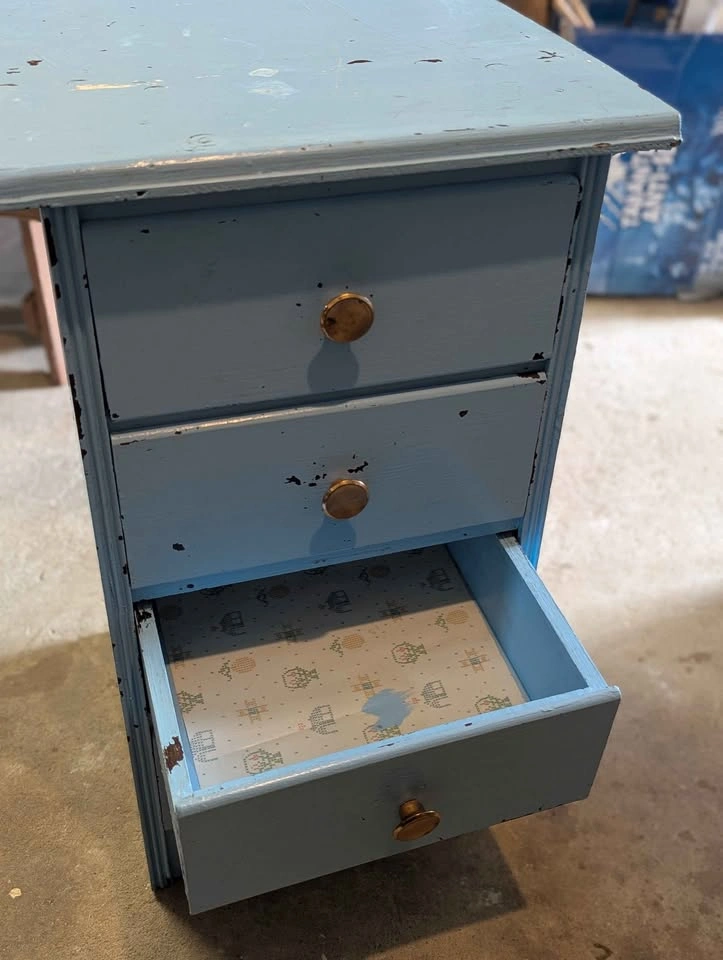 Blue Nightstand - photo 2