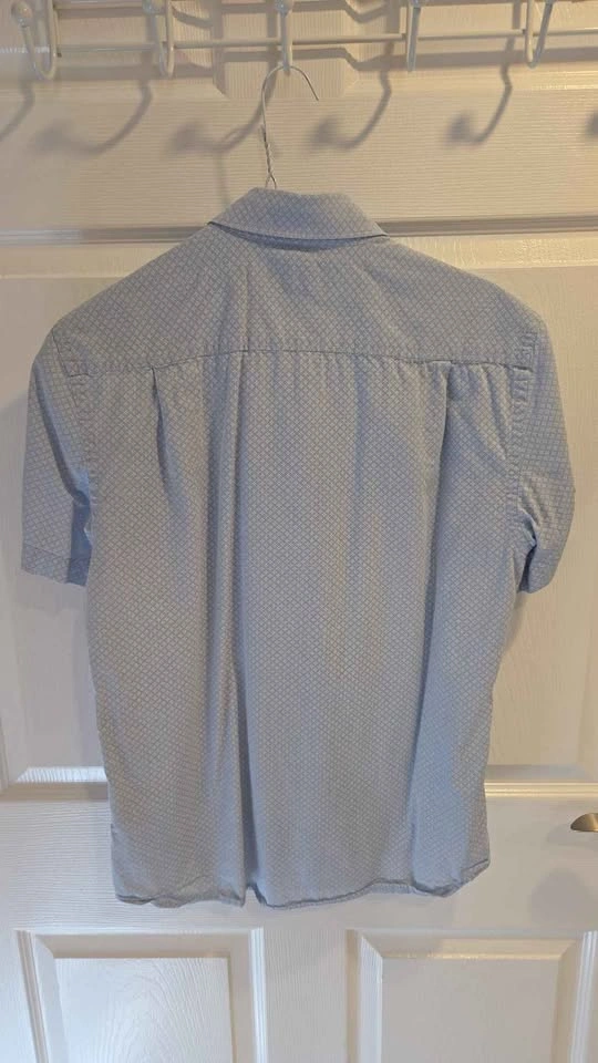 Black Brown 1826 Men's Short Sleeve Button Up Shirt, size small - photo 3
