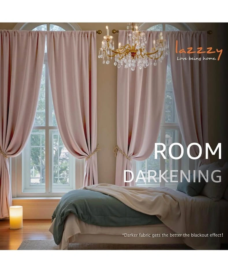 Bedroom Living Room Darkening Soft Luxury Curtains 108 Inches - photo 4
