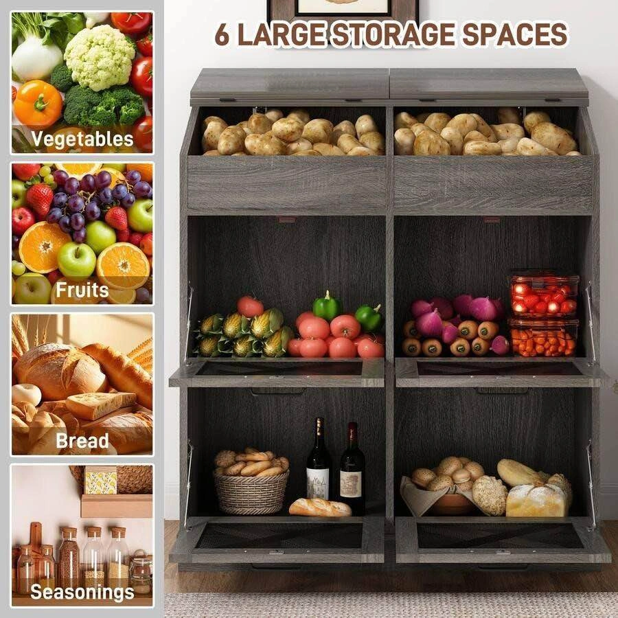 NEW Wooden Vegetable Storage Bin - Delivery Available - photo 3