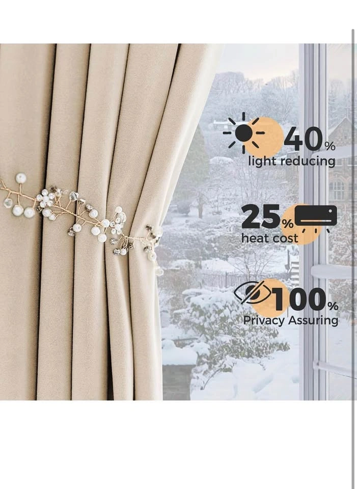 Bedroom Living Room Darkening Soft Luxury Window Curtains 84 Inc - photo 4