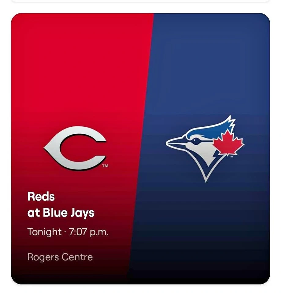 Blue Jays vs Reds - Sept 25
