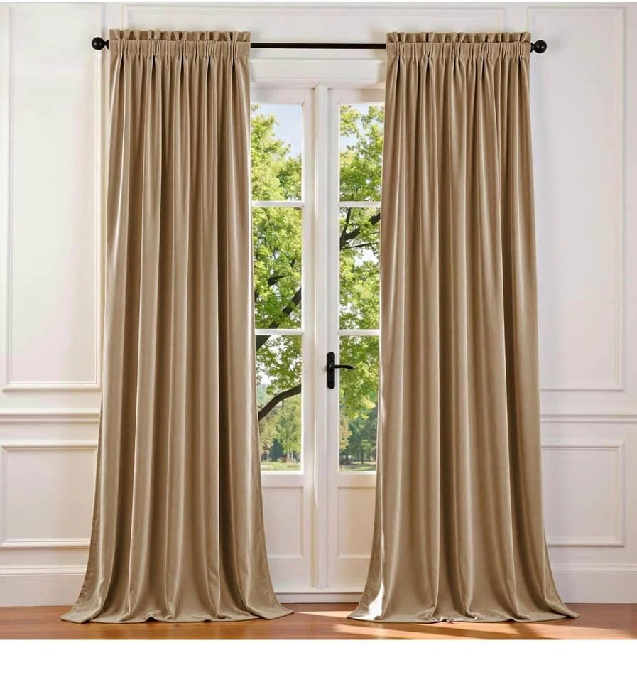 Bedroom Living Room Darkening Soft Luxury Window Curtains 108 In