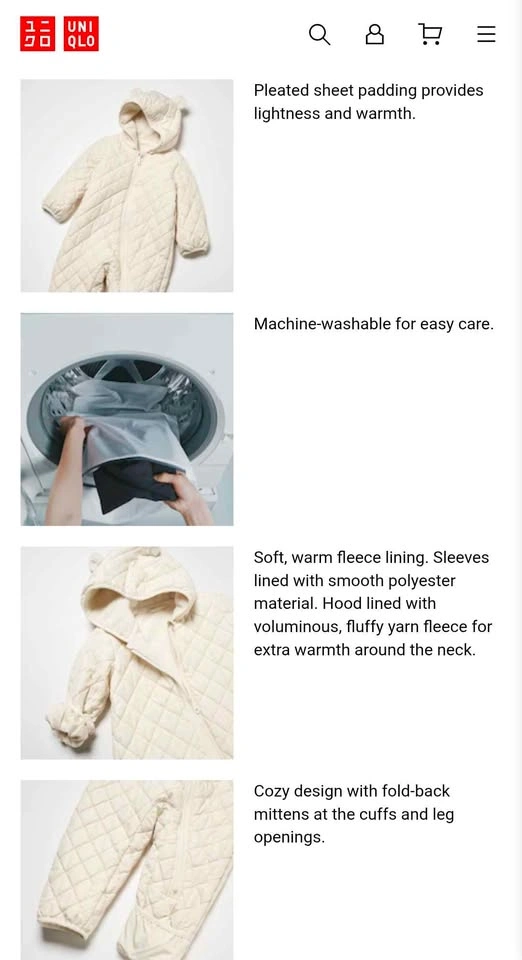 Uniqlo PUFFERTECH Washable One Piece Suit - photo 2