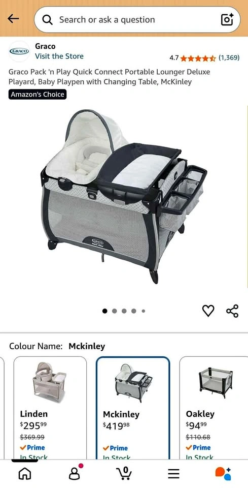 Graco Pack 'n Play Quick Connect with Lounger and Changer