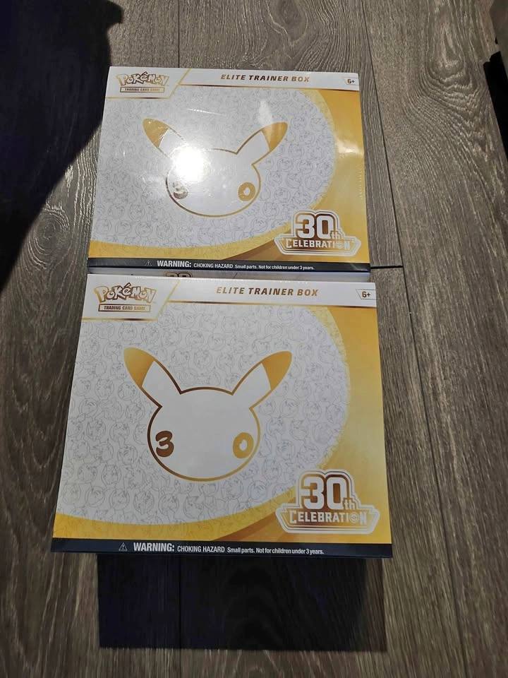 Pokemon 30th Anniversary Celebration ETBs
