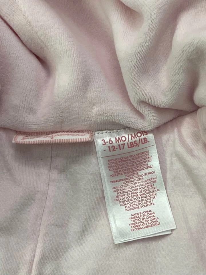 First Impressions Pink Hooded Pramsuit 3-6 Months - photo 3