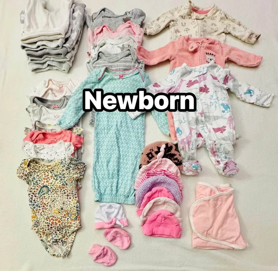 NB / 3m Girls Clothes 53 pcs (#G9) - photo 2