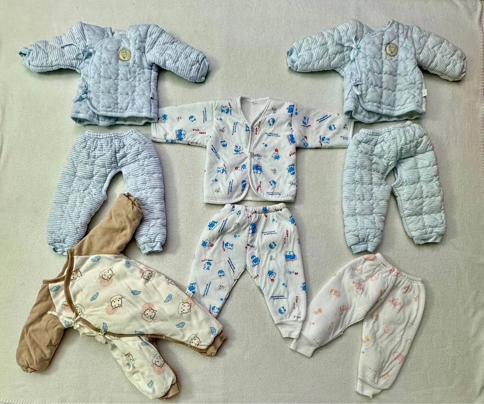 Baby Quilted Cotton Winter Clothes Sz 66/3m-6m