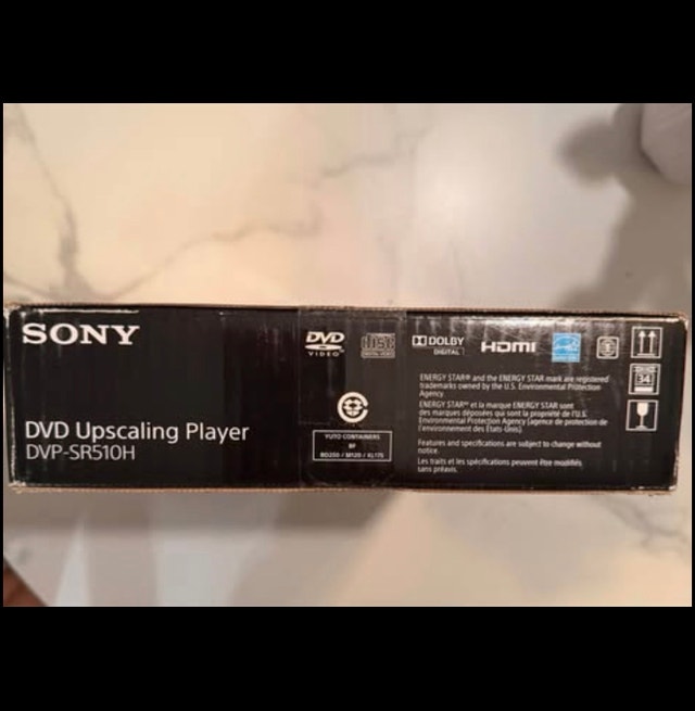 Sony DVD Upscaling Player DVP-SR510H Brand New - photo 3