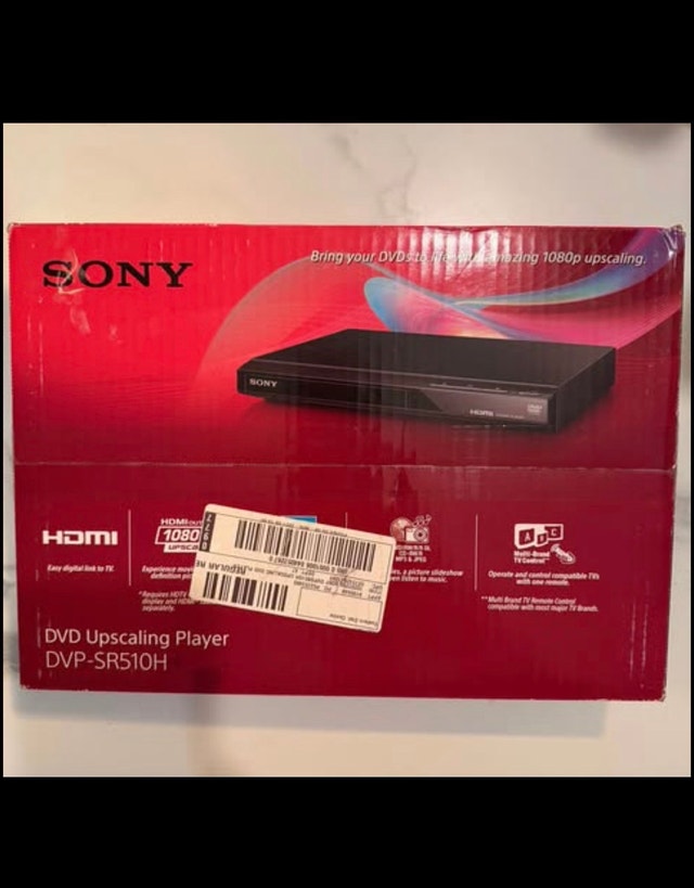 Sony DVD Upscaling Player DVP-SR510H Brand New - photo 4