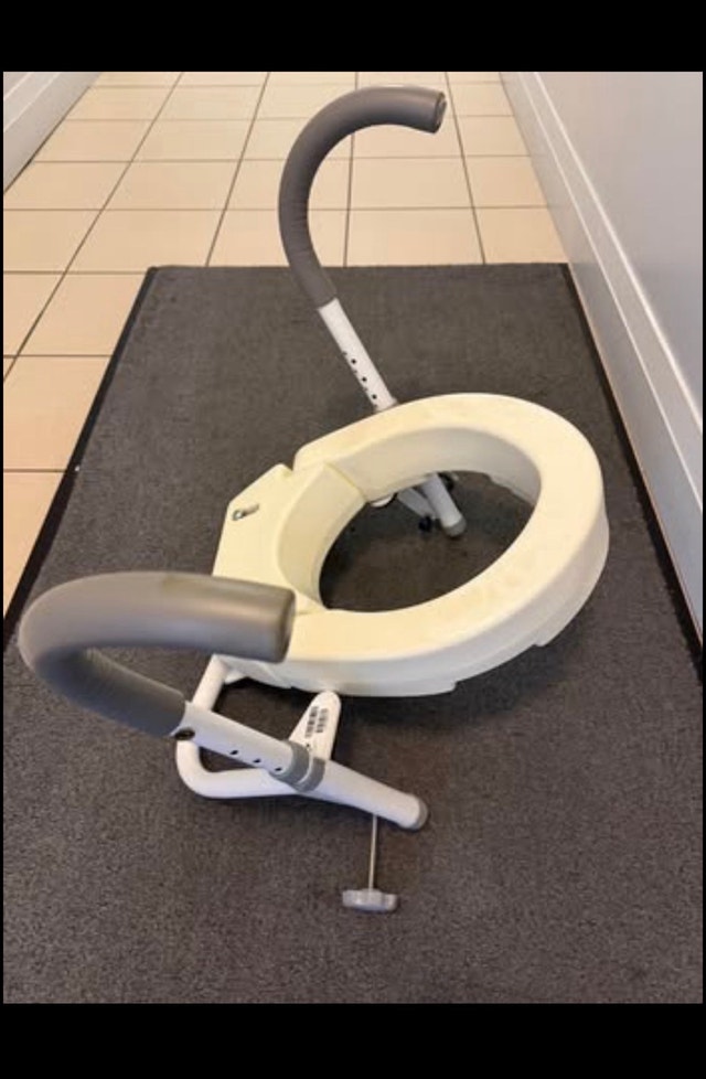 Raised Toilet Seat with Safety Arms - photo 4