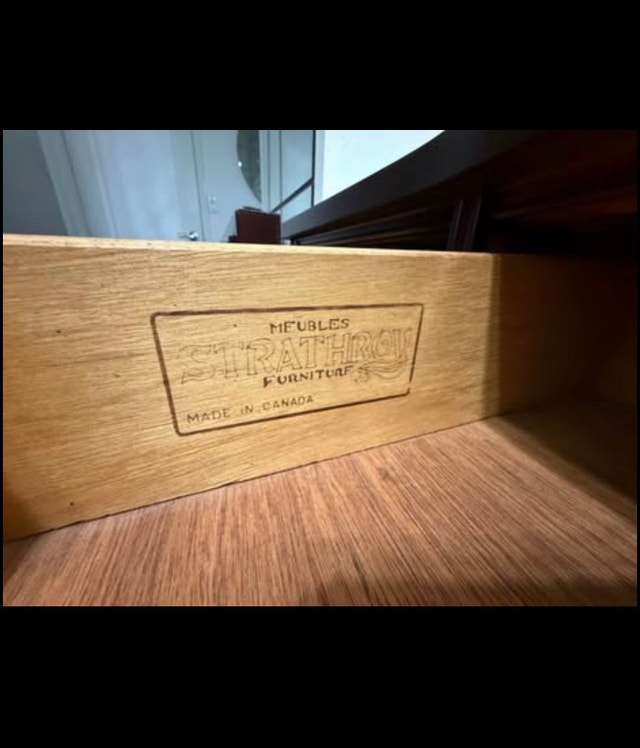 Wood Buffet Sideboard Vintage Strathroy - photo 3
