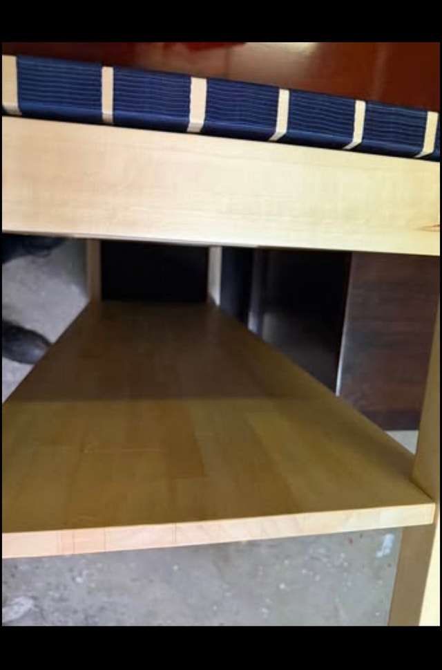 Wood Entryway Bench with Storage Shelf - photo 4