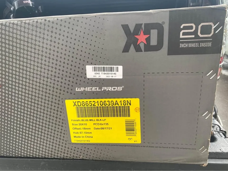 Fuel & XD Rim 2 Rims New In Box 20” image indicator(5)