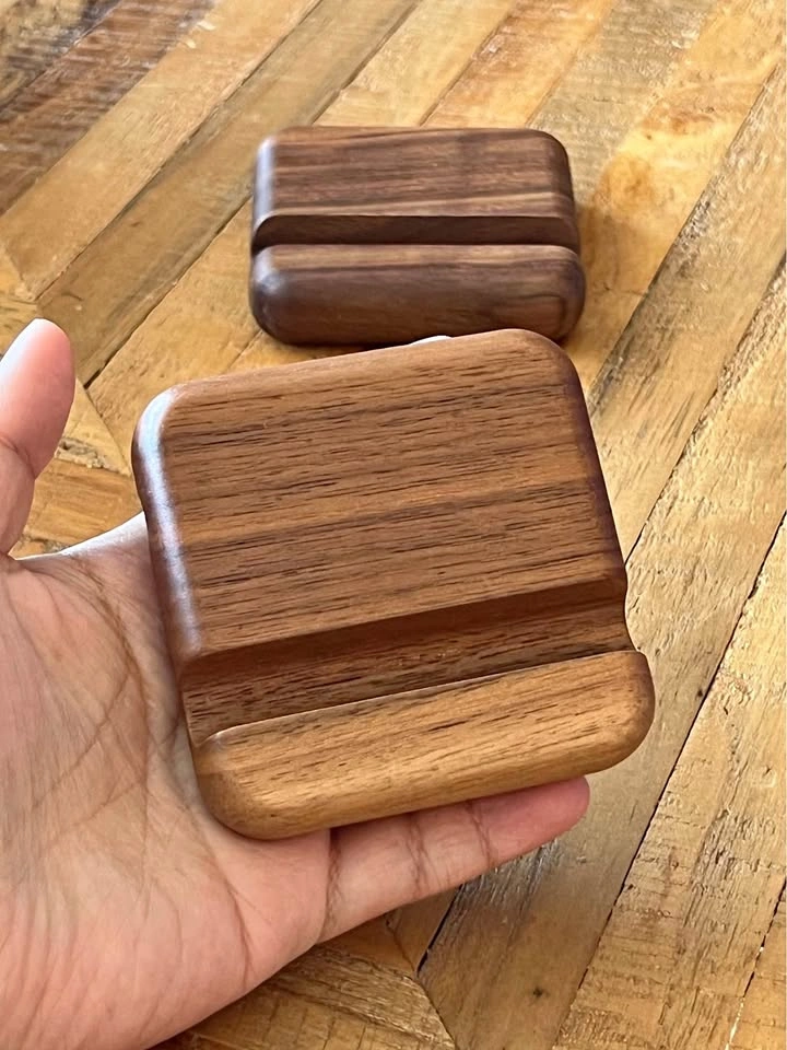 Wooden Phone Stands Set of 2