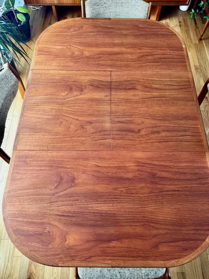 Vintage Mid Century Teak Dining Set - photo 3