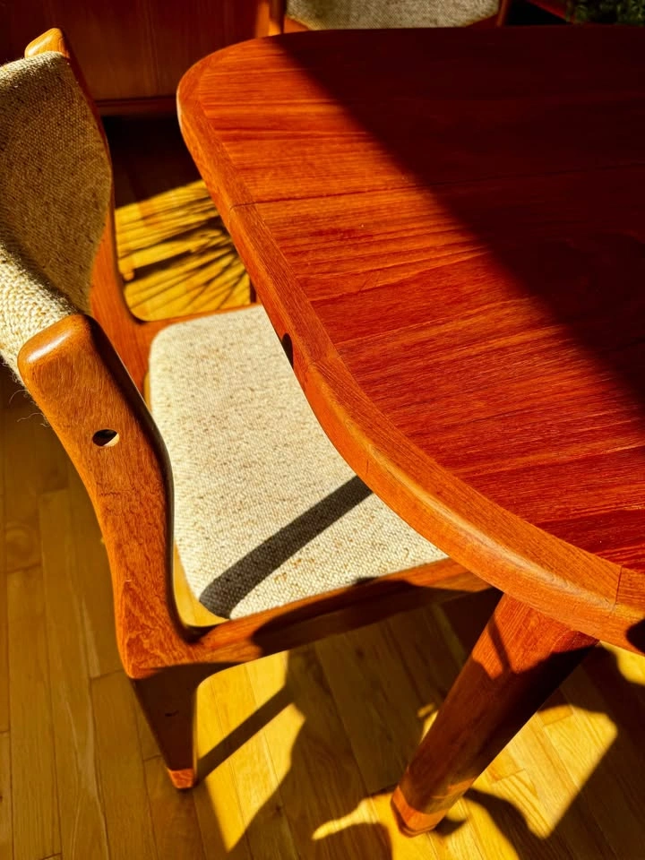 Vintage Mid Century Teak Dining Set - photo 5