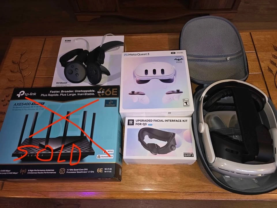 Meta Quest 3 512GB + Kiwi Battery Strap + Case (Full Bundle) - photo 2