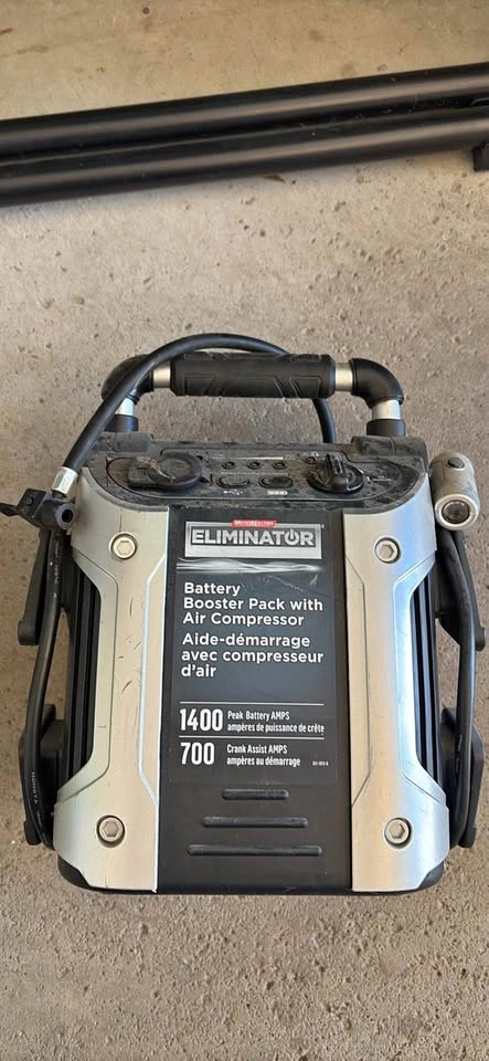 MotoMaster Eliminator Battery Booster Pack with Air Compressor