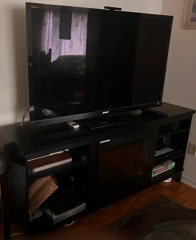 Sony TV Stand with Electric Fireplace - photo 2