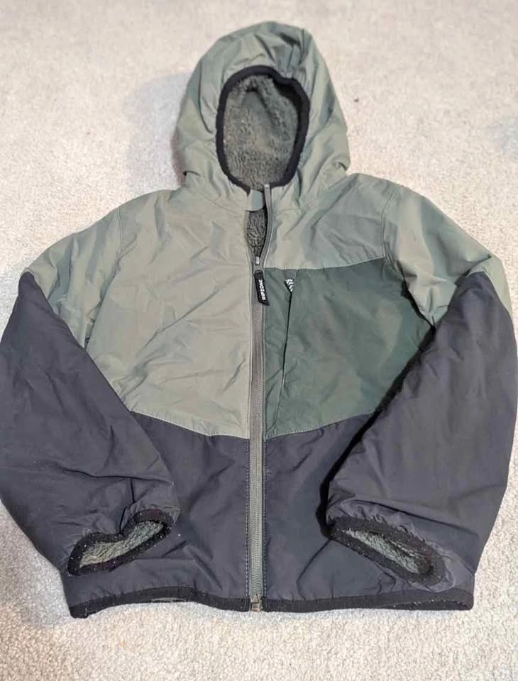 5T - Fall Hooded Colorblock Jacket