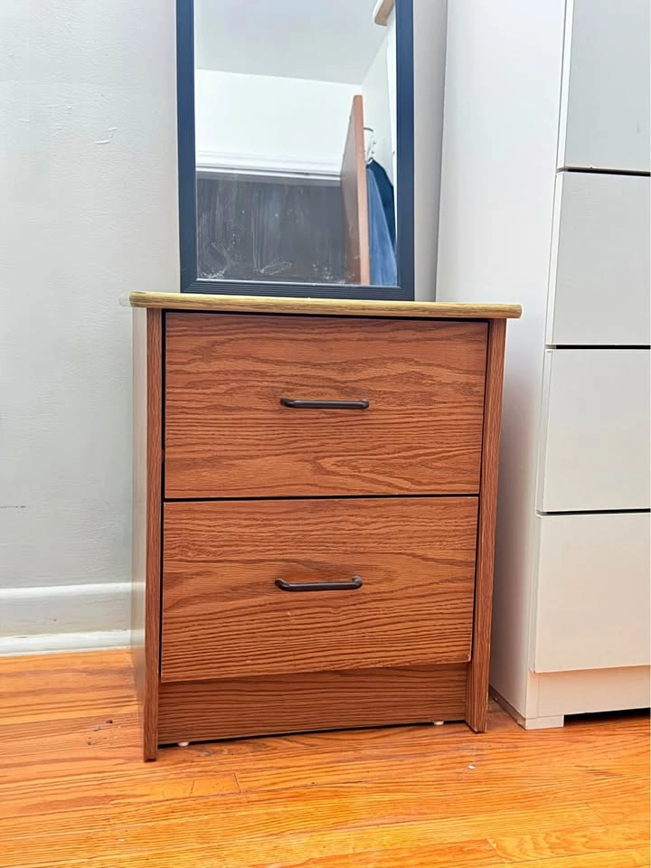 Bed side table- 2 drawers