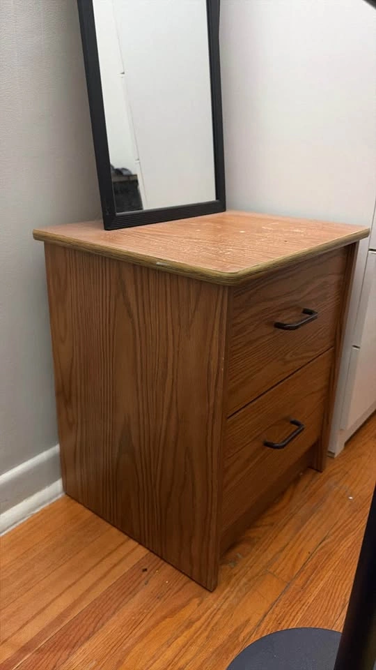 Bed side table- 2 drawers - photo 2