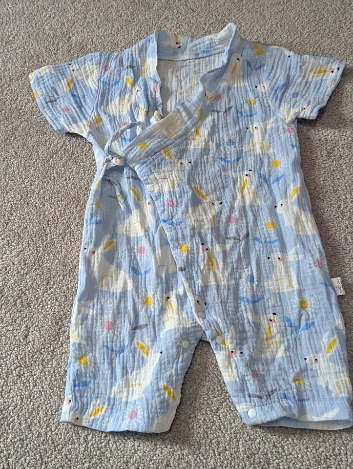 Baby Jinbei - Japanese Boy Kimono/Romper