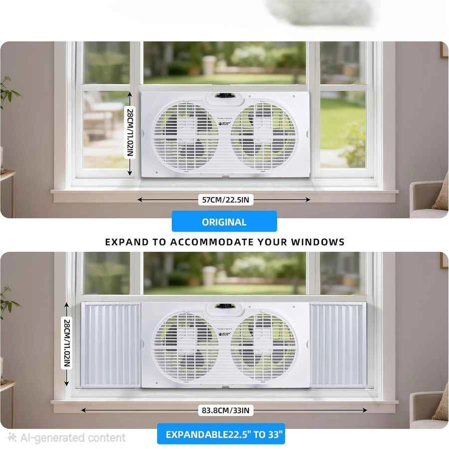 Beyond Breeze Twin Window Fan - photo 3