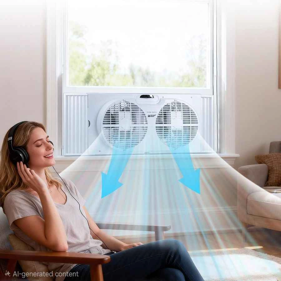 Beyond Breeze Twin Window Fan - photo 4
