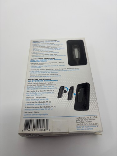 MoGo Talk XD Bluetooth Headset iPhone 4 Case NEW SEALED - photo 3