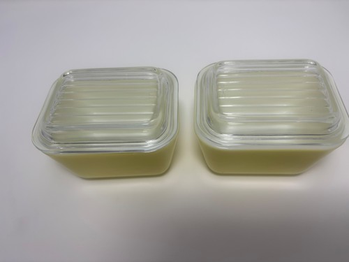 PYREX Verde Yellow 501 B 1 1/2 Cup Refrigerator Dish Set - photo 5