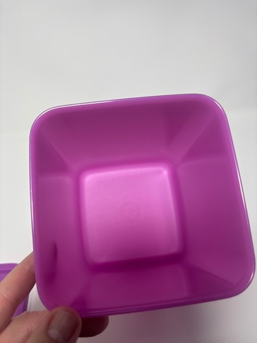 Tupperware Purple Square Storage Container 1.8 L 7 1/2 cups - photo 5