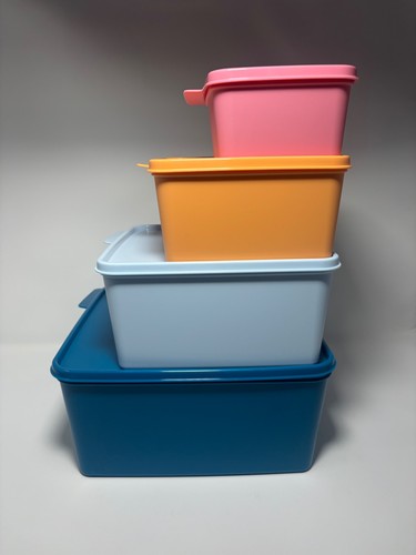 Tupperware KeepTabs 8-Piece Nesting Food Storage Container Set - photo 2